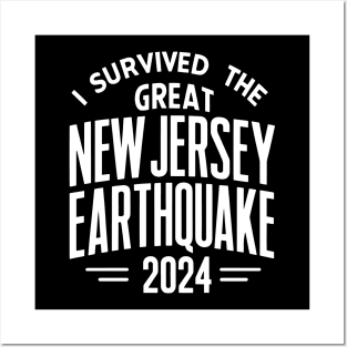 I Survived the Great New Jersey NYC Earthquake 2024 Posters and Art